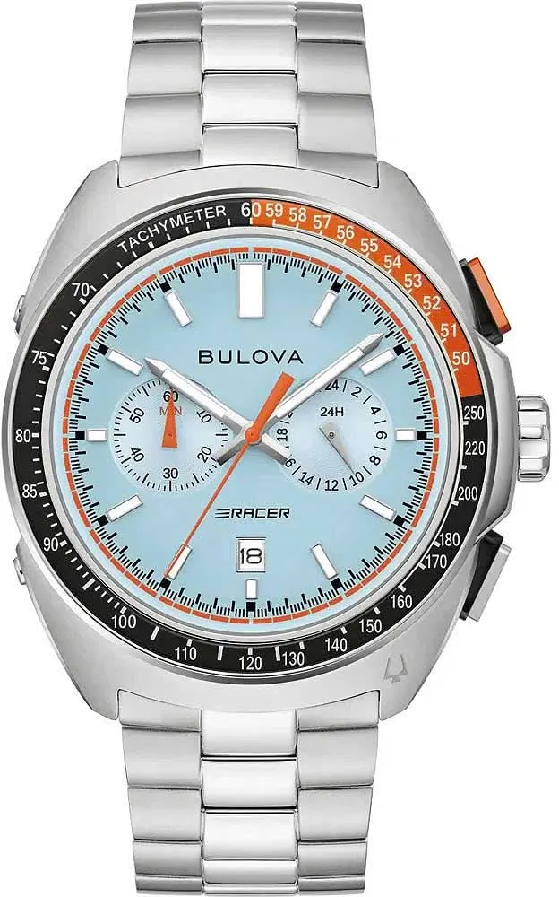 Bulova Racer 98B432 Herrenuhr • Motorsport-Design • Saphirglas