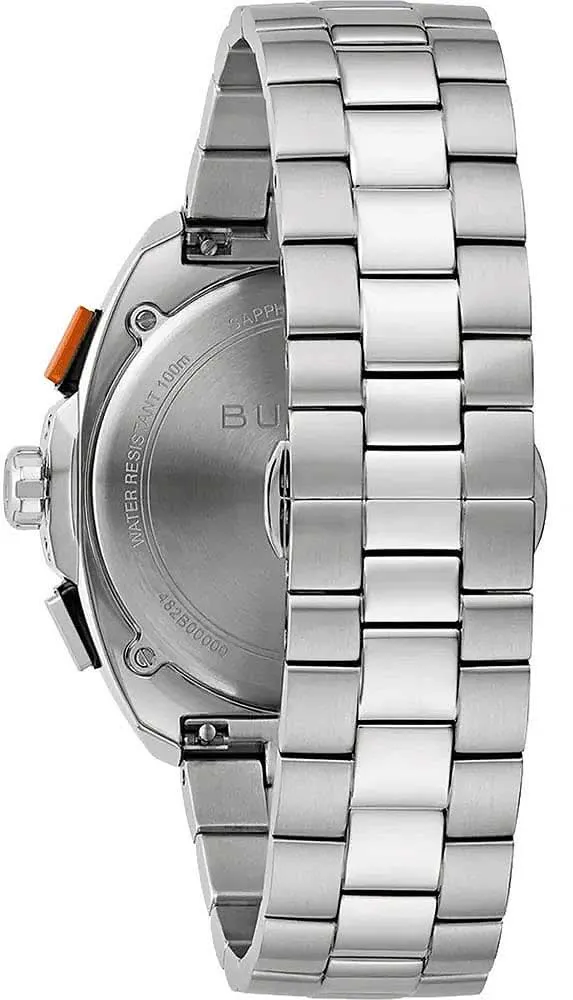 Bulova Racer 98B432 Herrenuhr • Motorsport-Design • Saphirglas