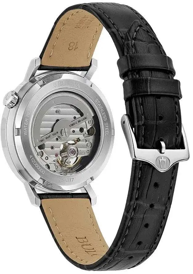 Bulova Aerojet 96A317 Herrenuhr • Offene Unruh • Automatikwerk