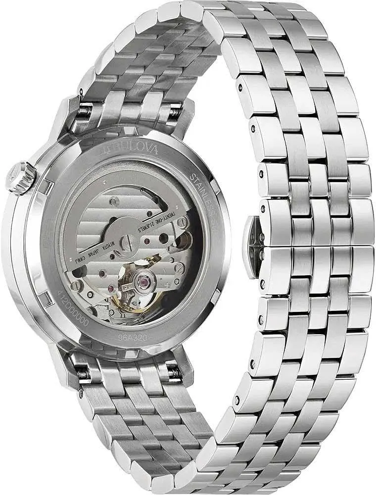 Bulova Classic 96A320 Herrenuhr • Automatikwerk • Elegantes Edelstahl-Design