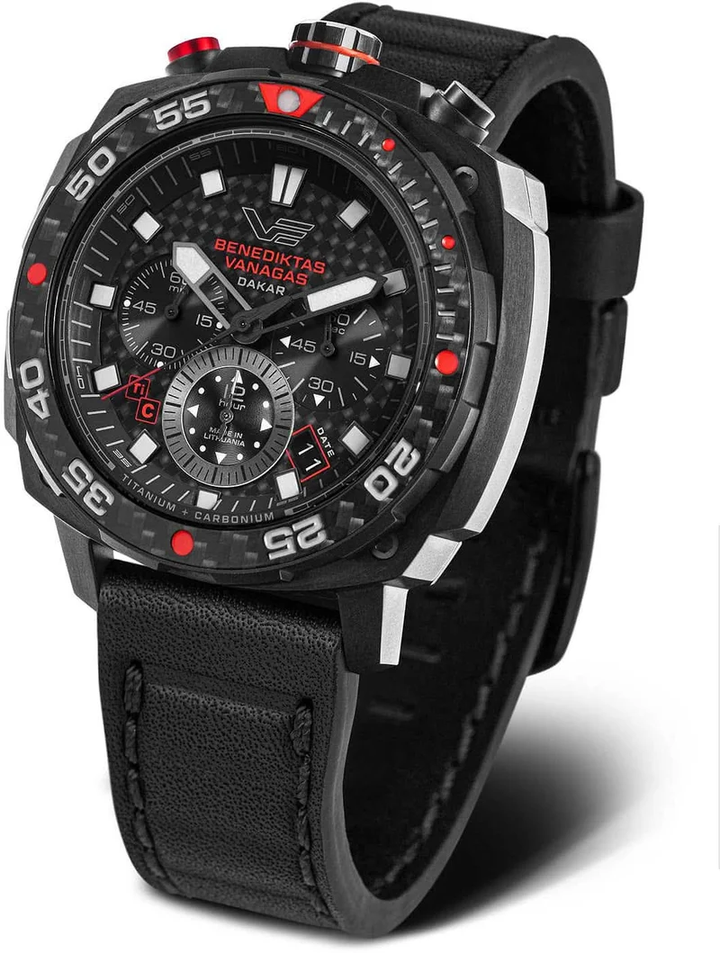 Vostok Europe Rocket N1 VK67-650J740 Herrenuhr • Titan-Gehäuse • K1-Sicherheitsglas