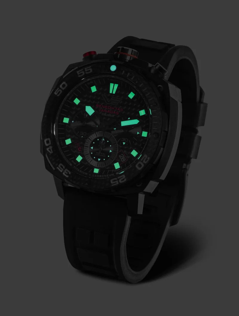 Vostok Europe Rocket N1 VK67-650J740 Herrenuhr • Titan-Gehäuse • K1-Sicherheitsglas