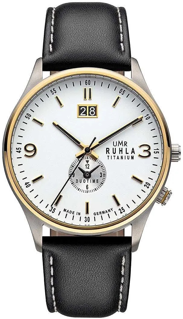 UMR Ruhla Classic 17082 Herrenuhr • Made in Germany • Titan