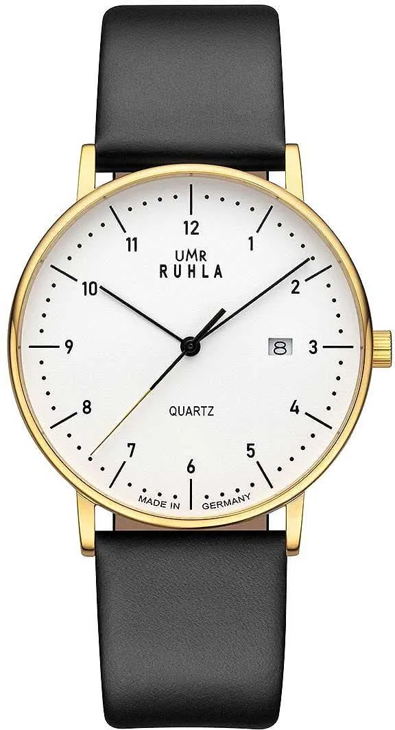 UMR Ruhla Classic 30432 sw Herrenuhr • Made in Germany • Schweizer Werk