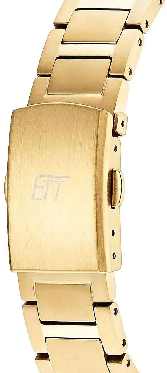 Eco Tech Time Everest ELT-11673-12M Damenuhr • Solar-Funk • Titan Gold