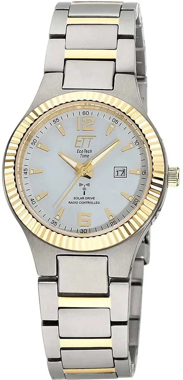 Eco Tech Time Everest ELT-11672-12M Damenuhr • Solar • Funk