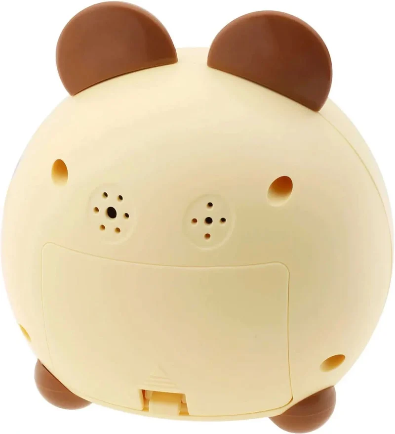 JVD Kinderwecker Bärenmotiv H12 B10.5 T8.2 cm Kunststoff • Mit schleichendem Sekundenzeiger • Zifferblattbeleuchtung