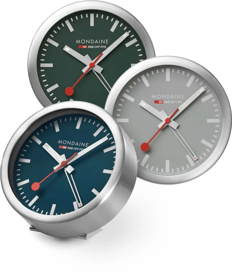 Mondaine SBB Magnetuhr A997.MCAL.66SBV Unisex-Uhr • Schweizer Bahnhofsuhren-Design • Ikonische rote Sekundenkelle