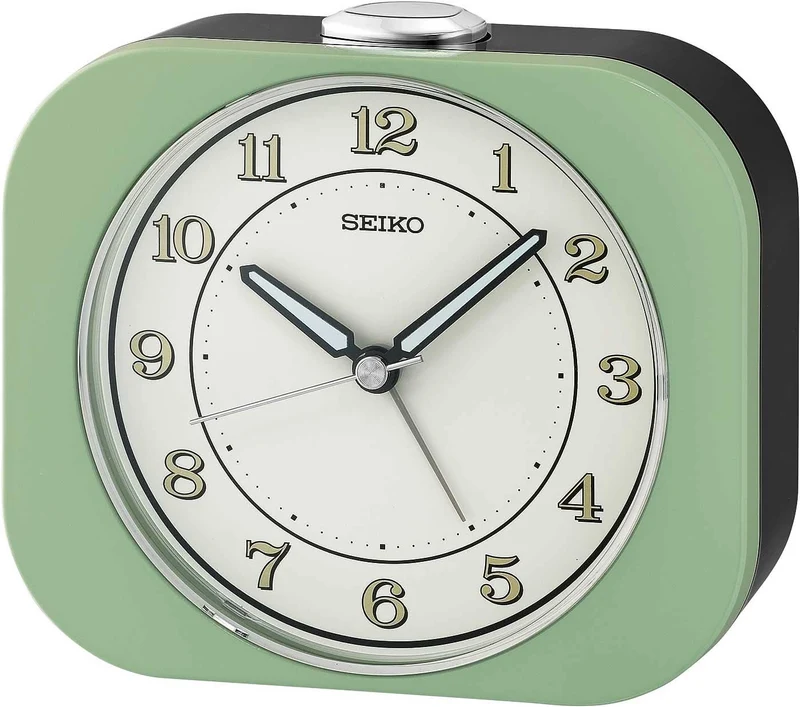 Seiko Klassischer Wecker 11.3 cm Kunststoff • Leises Uhrwerk • Weckfunktion mit Snooze