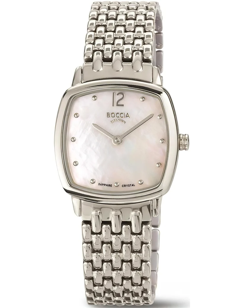Boccia Trend 3353-01 Damen Armbanduhr • Saphirglas • Ultraleichtes Titangehäuse