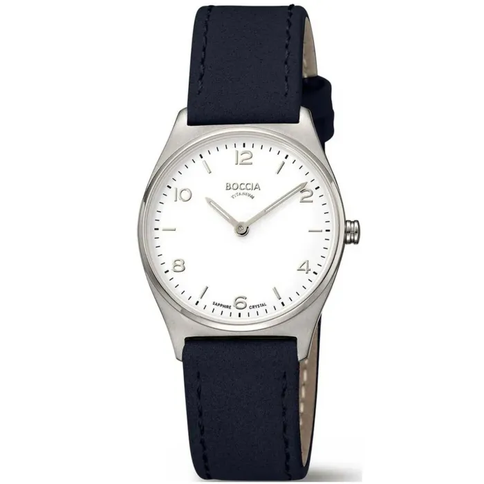 Boccia Titanium 3338-01 Damen Armbanduhr • Saphirglas • Titan-Gehäuse