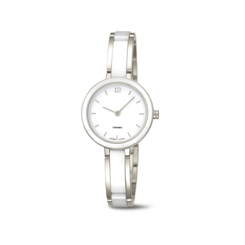 Boccia 3333-02 Damen Armbanduhr • Keramik und Reintitan • Saphirglas