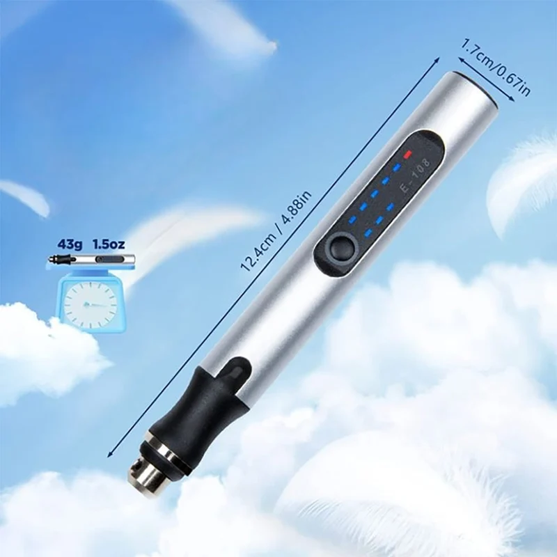 Graveerpen Oplaadbaar USB-C Variabel Toerental Precisiewerk Graveren Hobby Creatief Gereedschap DIY Handwerk | Sansoti