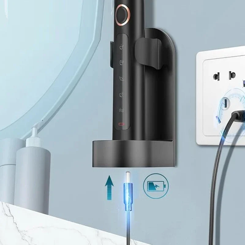Elektrische Tandenborstel 40.000 Trillingen 6 Poetsmodi IPX7 Waterbestendig Timer Oplaadbaar Wit Zwart Roze | Sansoti