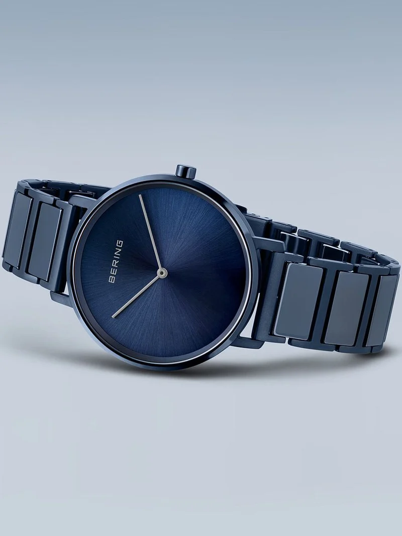 Bering Ceramic 18539-797 Herrenuhr Blau • Saphirglas • Hochtech-Keramikarmband