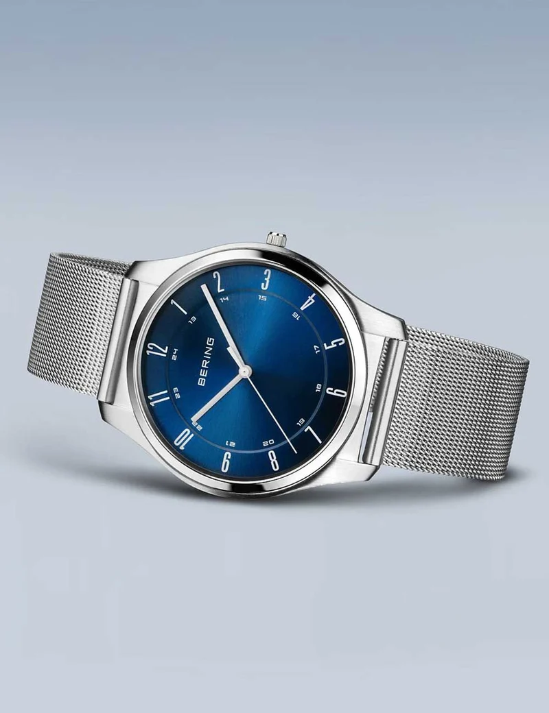 Bering Ultra-Slim 18340-307 Herren • Saphirglas • Skandinavisches Design