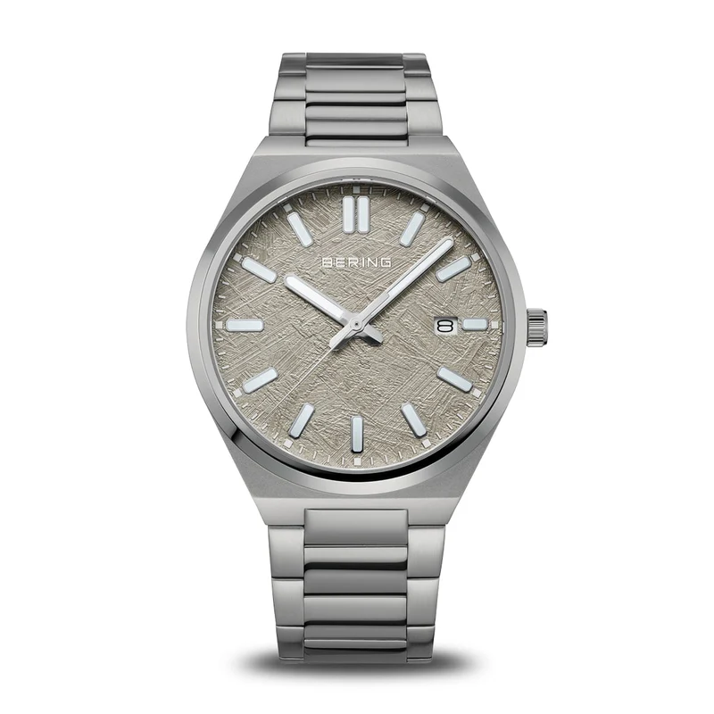 Bering Classic 17639-777 Herrenuhr Grau • Saphirglas • Quarzwerk