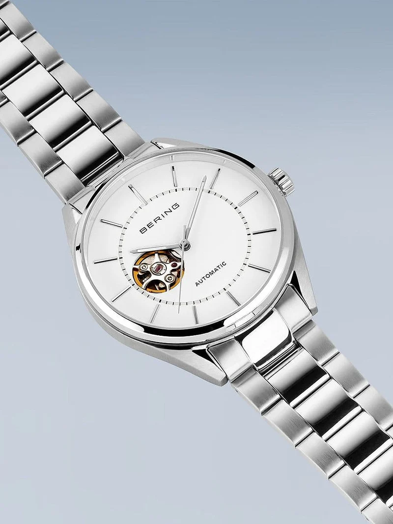 Bering Automatic 16743-704 Herrenuhr Silber • Saphirglas • Premium Slim Automatikwerk