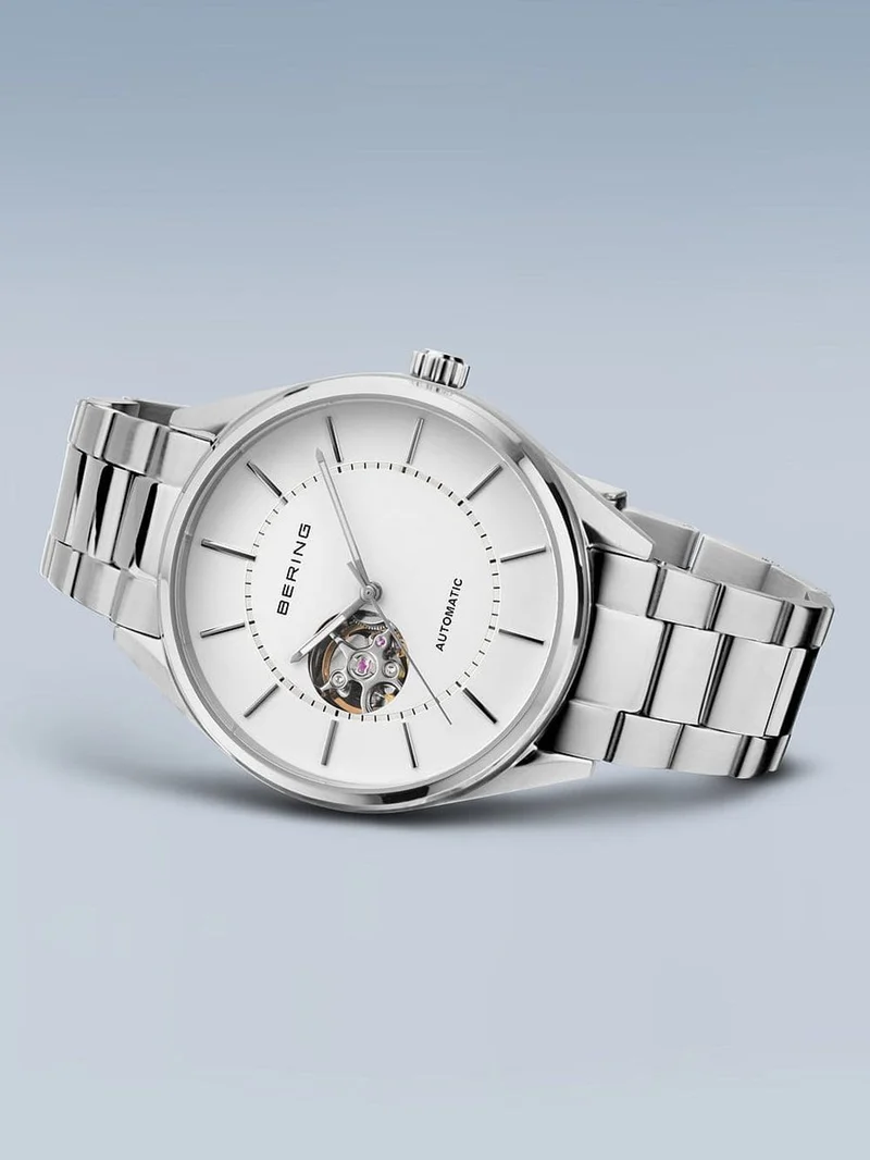 Bering Automatic 16743-704 Herrenuhr Silber • Saphirglas • Premium Slim Automatikwerk