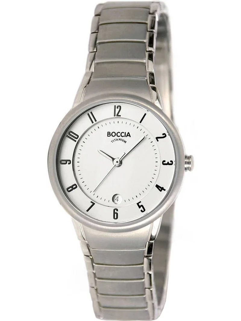 Boccia Titanium 3158-01 Damen Armbanduhr • Saphirglas • Titan-Armband