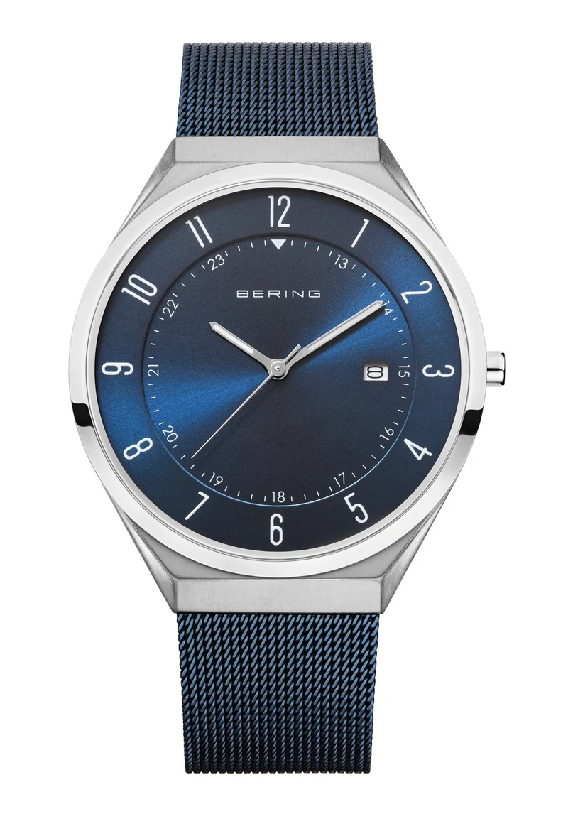 Bering Ultra Slim Herrenuhr • Saphirglas • Minimalistisches Design Bering Modell: 11739-707