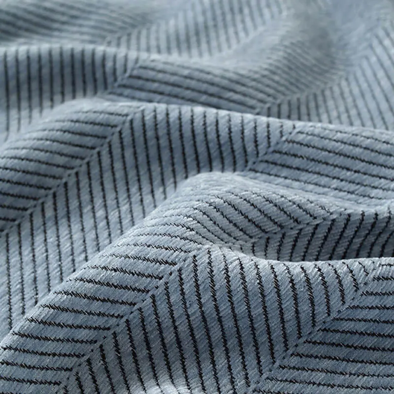 Chenille Plaid met Visgraatpatroon en Kwasten – Zachte Bankdeken 180x130cm – Decoratief Woonkleed voor Sofa | Sansoti