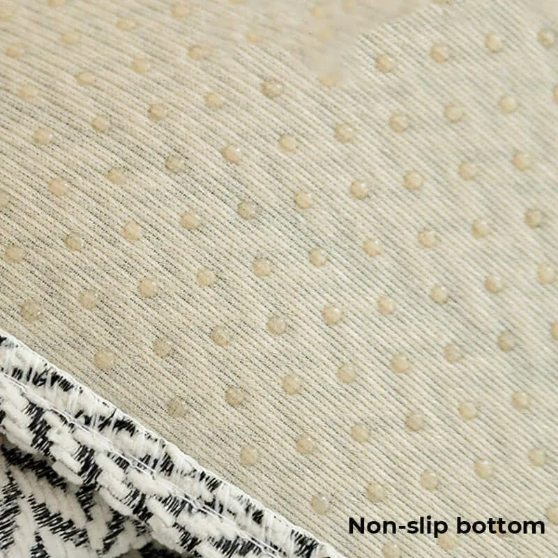 Chenille Bankhoes Visgraatpatroon Krasbestendig Elastisch 70-240 cm 1-Persoons tot Kingsize Zitbank Beschermer | Sansoti