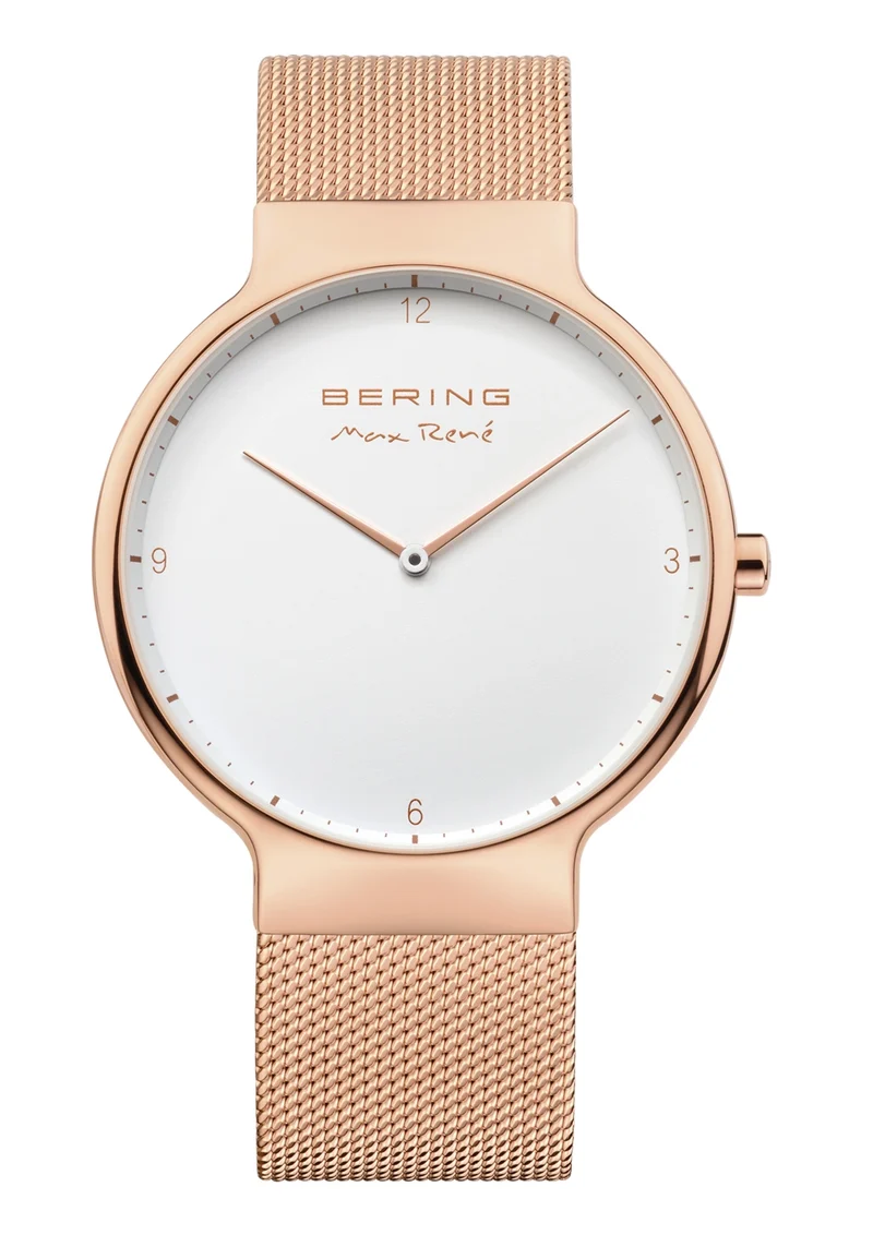 Bering Max René 15540-262 Herren Armbanduhr Roségold • Saphirglas • Wechselarmband-System