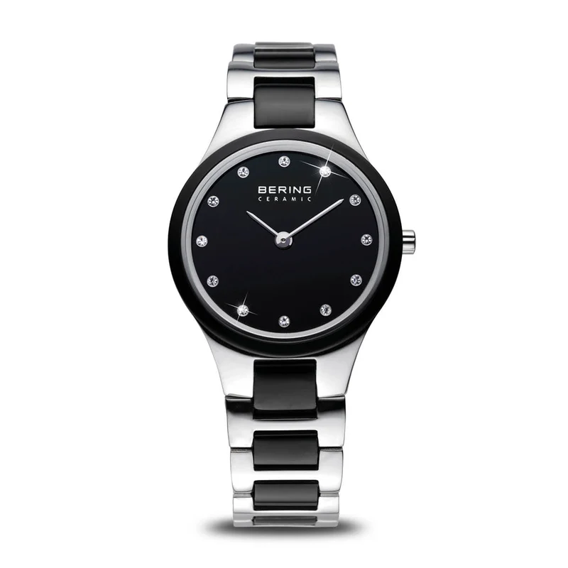 Bering Ceramic 32327-742 Damenuhr Schwarz • Saphirglas • Hochtech-Keramik-Armband