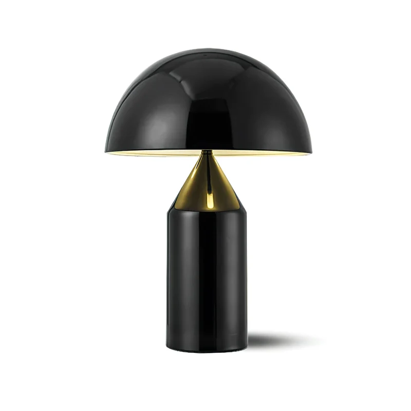 Metalen Tafellamp met Geometrische Vormen — Iconisch Italiaans Design in Twee Maten — Vijf Afwerkingen Verkrijgbaar | Sansoti