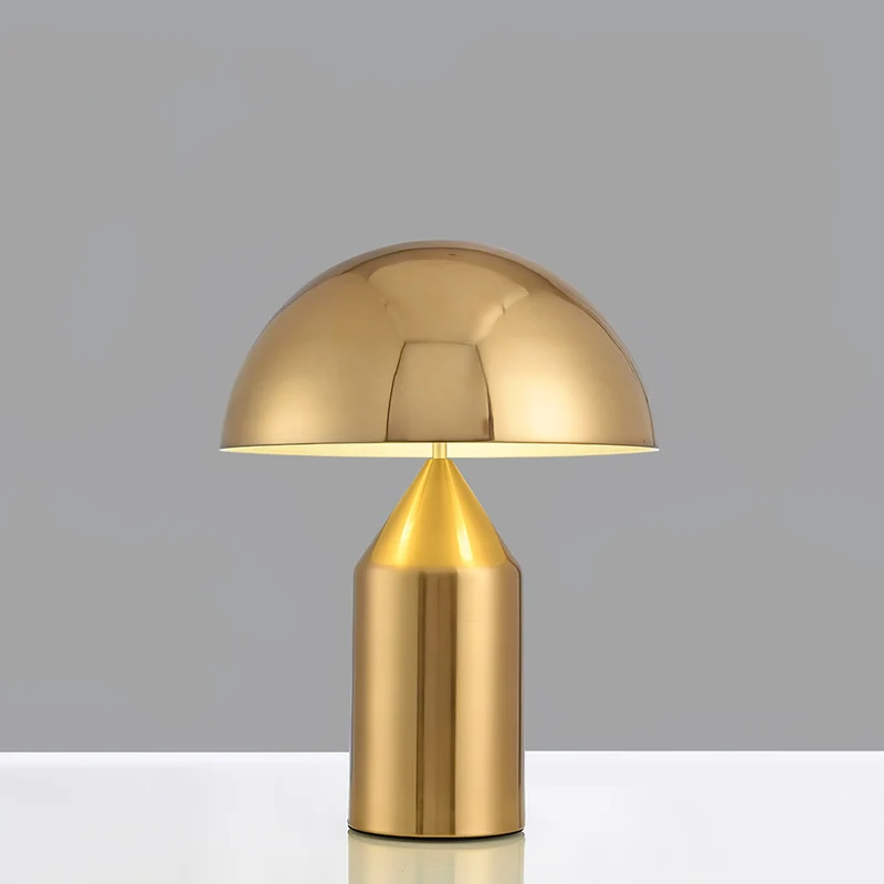 Metalen Tafellamp met Geometrische Vormen — Iconisch Italiaans Design in Twee Maten — Vijf Afwerkingen Verkrijgbaar | Sansoti