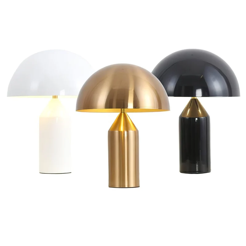 Metalen Tafellamp met Geometrische Vormen — Iconisch Italiaans Design in Twee Maten — Vijf Afwerkingen Verkrijgbaar | Sansoti