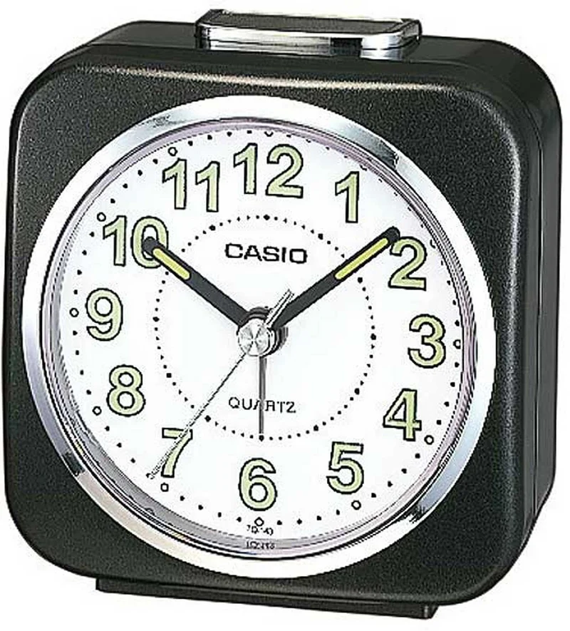 Casio Kompakter Analog Wecker 7.7 x 7.8 x 3.8 cm Resin • Tastenbeleuchtung • Batteriebetrieben