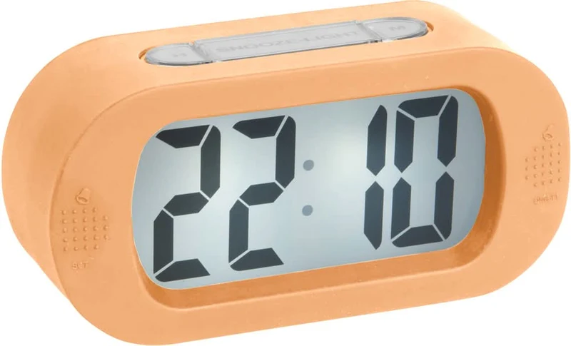Karlsson Gummy Wecker 7 x 14 x 5 cm Kunststoff • Digitale Zeitanzeige • Snooze-Funktion