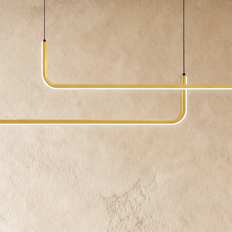 Lineaire LED Kroonluchter Met Modern Design En Warme Lichtbeleving | Sansoti
