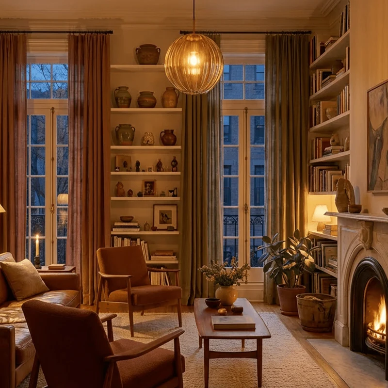 Glazen Hanglamp Met Ronde Kap En Tijdloze Elegantie | Sansoti