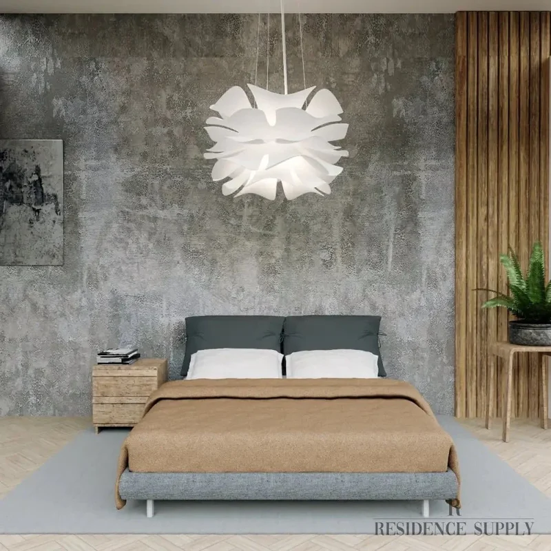 Sculpturale Bloemvormige LED Kroonluchter Met Zachte Lichtverdeling | Sansoti