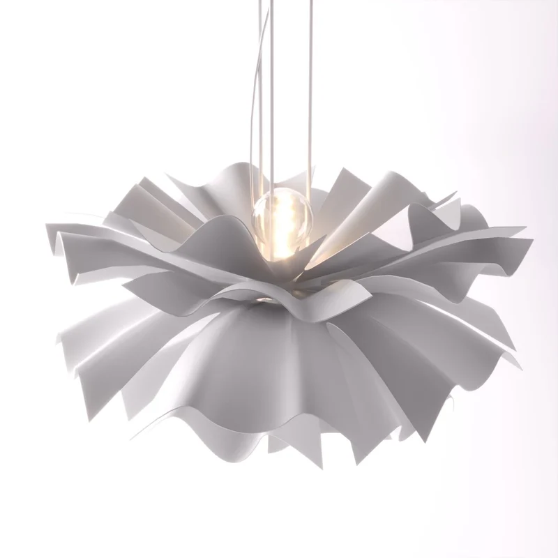 Sculpturale Bloemvormige LED Kroonluchter Met Zachte Lichtverdeling | Sansoti