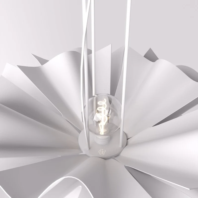 Sculpturale Bloemvormige LED Kroonluchter Met Zachte Lichtverdeling | Sansoti
