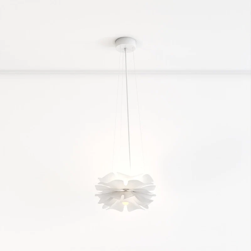 Sculpturale Bloemvormige LED Kroonluchter Met Zachte Lichtverdeling | Sansoti