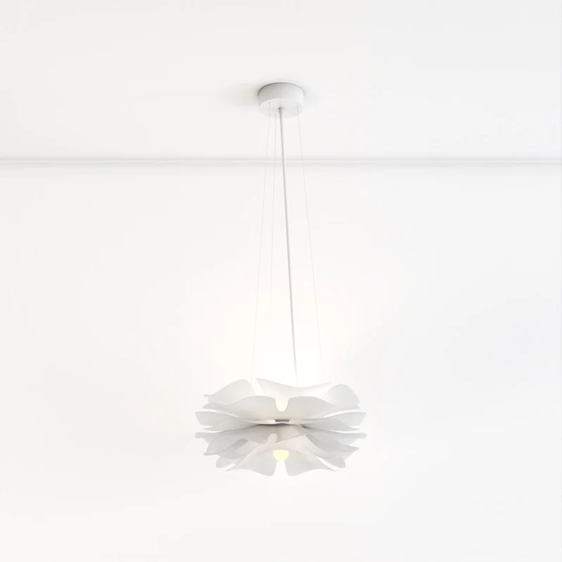 Sculpturale Bloemvormige LED Kroonluchter Met Zachte Lichtverdeling | Sansoti