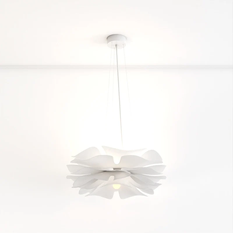 Sculpturale Bloemvormige LED Kroonluchter Met Zachte Lichtverdeling | Sansoti