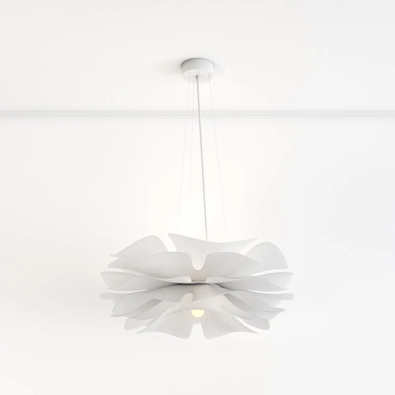 Sculpturale Bloemvormige LED Kroonluchter Met Zachte Lichtverdeling | Sansoti