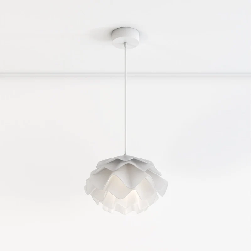 Sculpturale Bloemvormige LED Kroonluchter Met Zachte Lichtverdeling | Sansoti