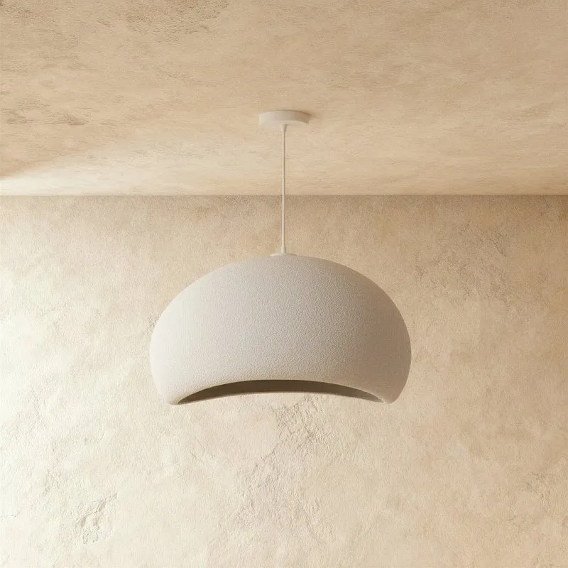 Japanse Minimalistische Hanglamp Met Organische Vorm En Zachte Sfeerverlichting | Sansoti