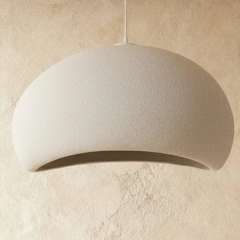 Japanse Minimalistische Hanglamp Met Organische Vorm En Zachte Sfeerverlichting | Sansoti