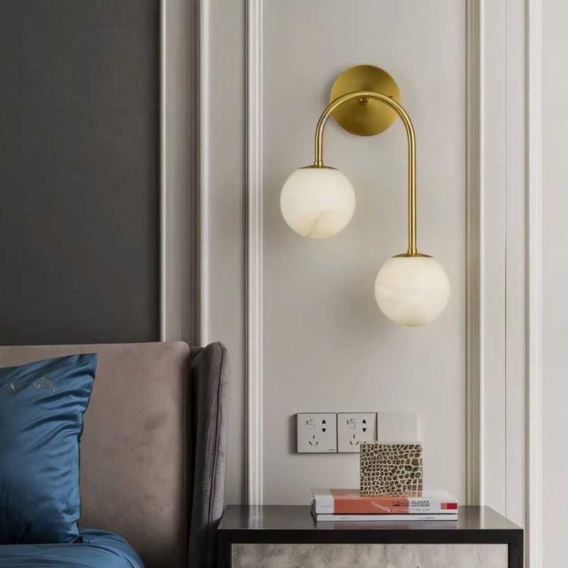 Alabaster Hanglamp Van Natuursteen Met Zachte Warme Gloed En Sculpturaal Design | Sansoti