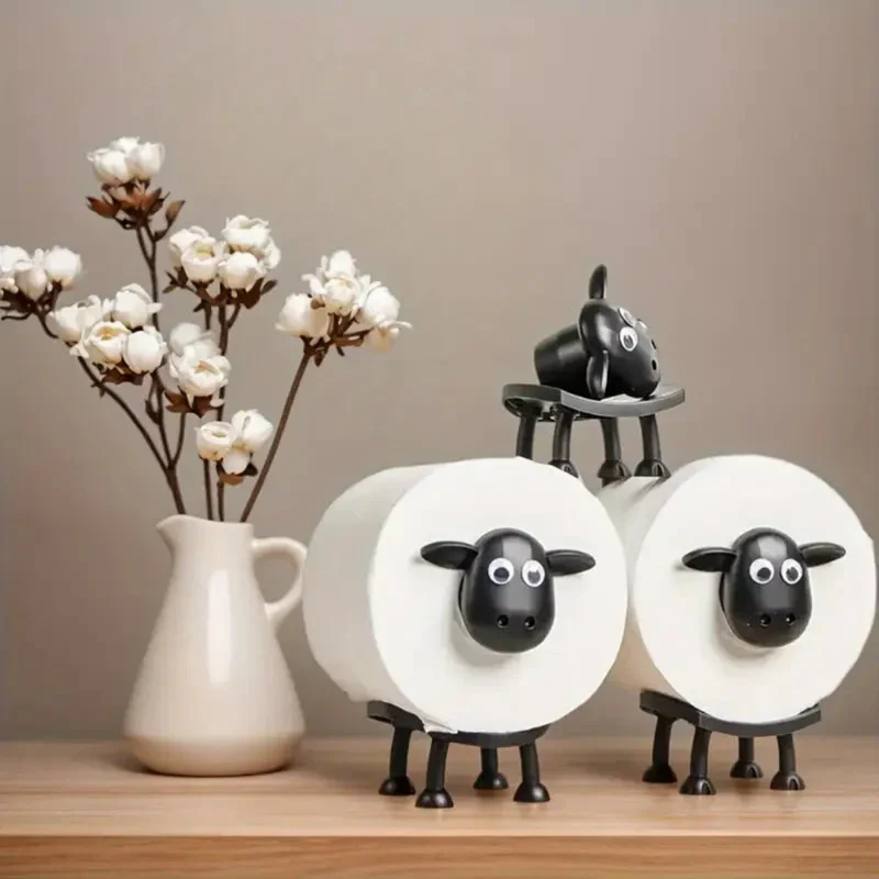 Toiletrolhouder Schaap Decoratief Set Van 3 Voor Badkamer En Woonruimte | Sansoti