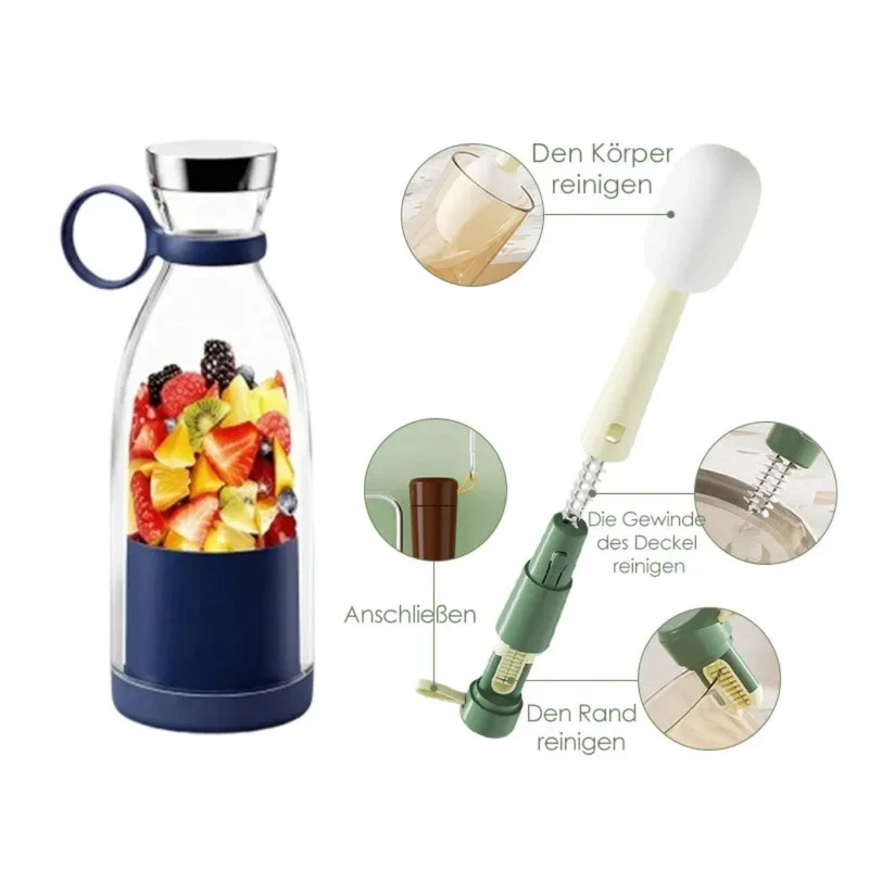 Draagbare Smoothie Blender Met Oplaadbare Accu Voor Onderweg | Sansoti