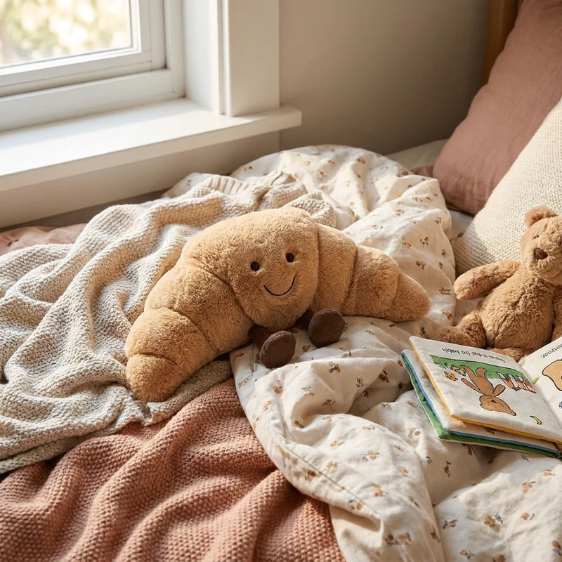 Zacht pluche knuffelbrood in speelse vormen voor kinderen en volwassenen | Sansoti